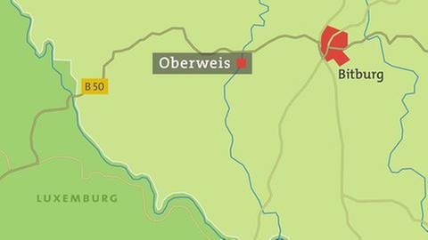 Karte von Oberweis (Foto: SWR, SWR -)