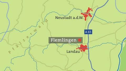 Flemlingen Karte (Foto: SWR, SWR -)