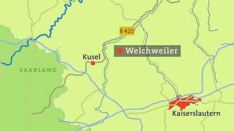 Karte von Welchweiler (Foto: SWR, SWR -)