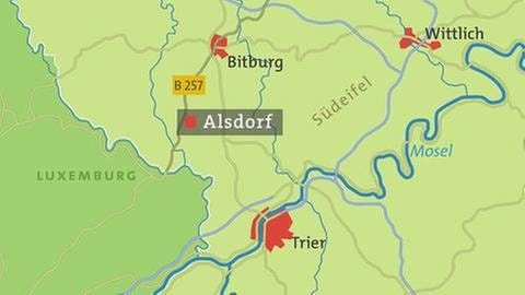 Karte Alsdorf (Foto: SWR, SWR -)