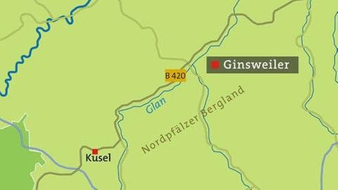 Ginsweiler - Karte (Foto: SWR, SWR -)