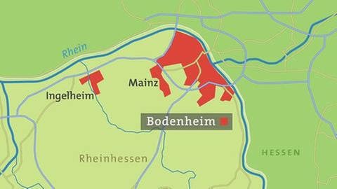 Karte von Bodenheim (Foto: SWR, SWR -)