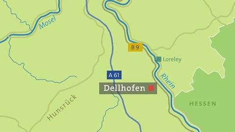 Karte von Dellhofen (Foto: SWR, SWR -)