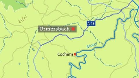 Karte von Urmersbach (Foto: SWR, SWR -)