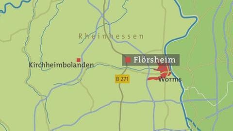 Karte von Flörsheim (Foto: SWR, SWR -)