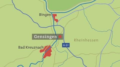 Karte von Gensingen (Foto: SWR, SWR -)