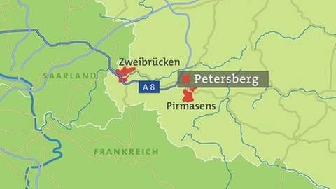 Petersberg Karte (Foto: SWR, SWR -)