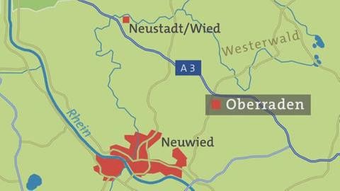 Karte von Oberraden (Foto: SWR, SWR -)