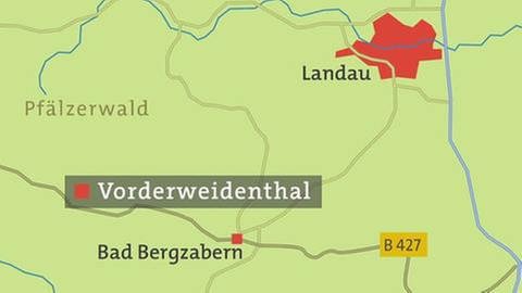 Karte von Vorderweidenthal (Foto: SWR, SWR -)
