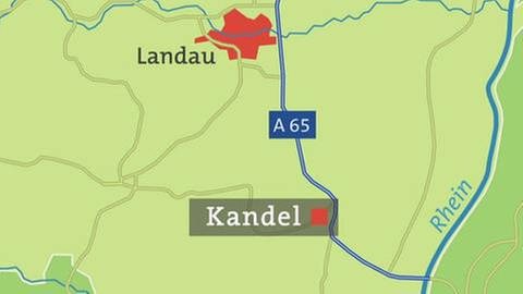 Karte von Kandel (Foto: SWR, SWR -)