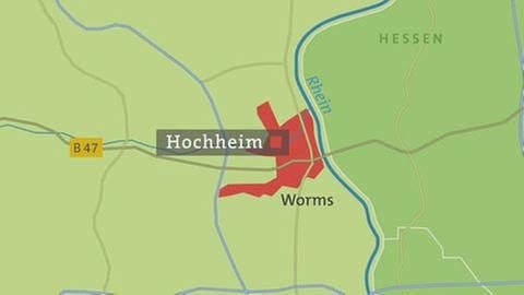 Karte von Hochheim (Foto: SWR, SWR -)