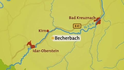 Karte von Becherbach (Foto: SWR, SWR -)