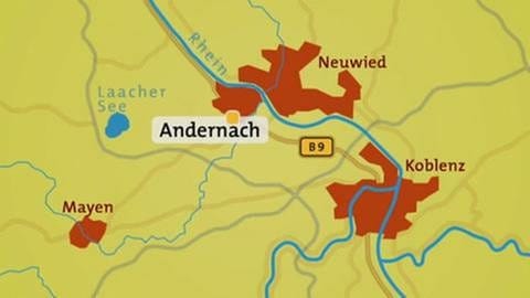 Karte Andernach