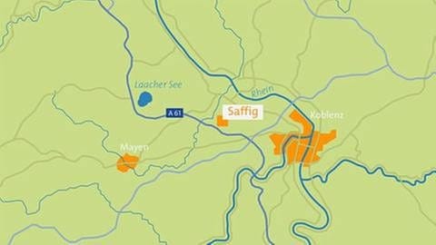 Karte von Saffig (Foto: SWR, SWR -)