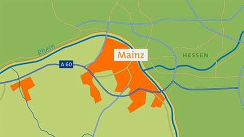 Karte Mainz (Foto: SWR, SWR -)
