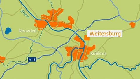 Karte von Weitersburg (Foto: SWR, SWR -)