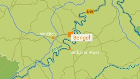Karte von Bengel (Foto: SWR, SWR -)