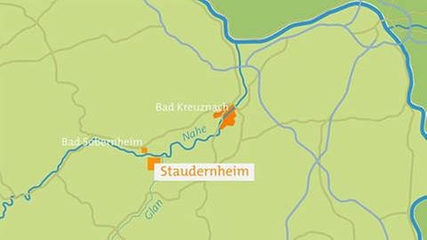 Staudenheim - Karte (Foto: SWR, SWR -)