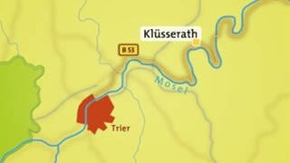 Karte Klüsserath (Foto: SWR, SWR -)