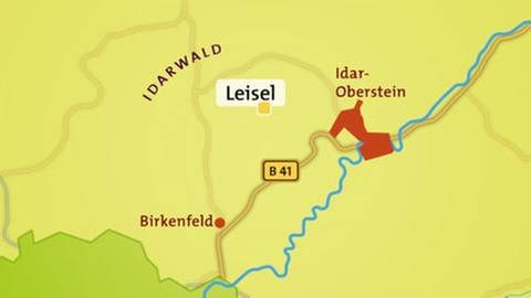 Karte Leisel (Foto: SWR, SWR -)