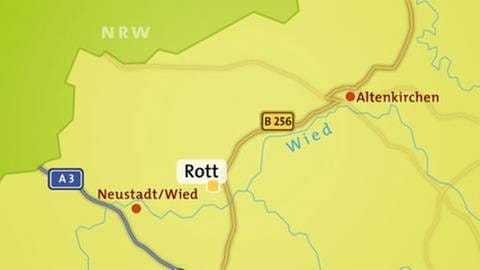 Karte Rott