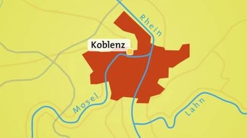 Koblenz-Lützel Karte