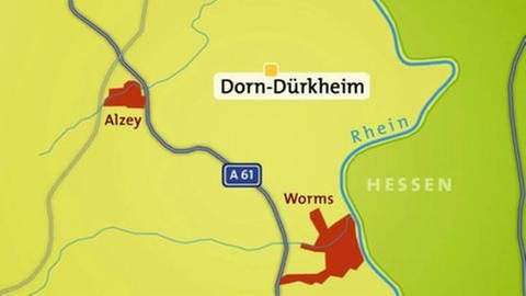 Karte von Dorn-Dürkeim (Foto: SWR, SWR -)