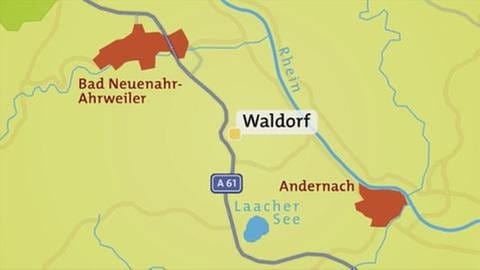 Karte Waldorf (Foto: SWR, SWR -)