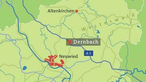 Karte von Dernbach (Foto: SWR, SWR -)