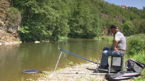 Frauenberg - Angler an der Nahe (Foto: SWR, SWR -)