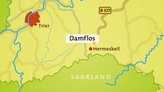 Karte Damflos (Foto: SWR, SWR -)