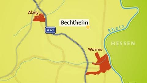 Karte Bechtheim (Foto: SWR, SWR -)