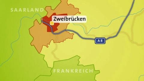 Karte Zweibrücken (Foto: SWR, SWR -)