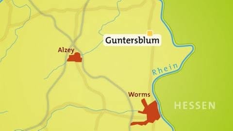 Karte Guntersblum (Foto: SWR, SWR -)