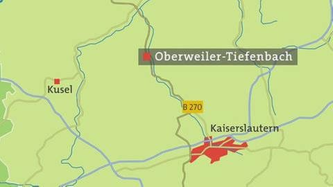Karte von Oberweiler-Tiefenbach (Foto: SWR, SWR -)