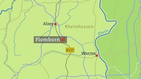 Karte von Flomborn (Foto: SWR, SWR -)