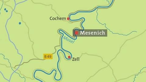 Karte Mesenich (Foto: SWR, SWR -)