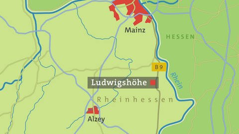 Hierzuland Ludwigshöhe Karte