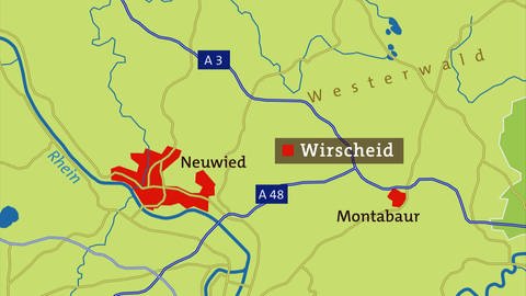 Karte Wirscheid (Foto: SWR)