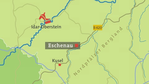 Hierzuland Eschenau Karte