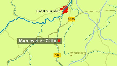 Karte Mannweiler-Cölln (Foto: SWR)