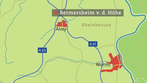 Bermersheim Karte (Foto: SWR)