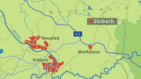 Zürbach Karte (Foto: SWR)