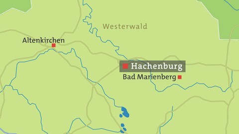 Hachenburg Karte (Foto: SWR)