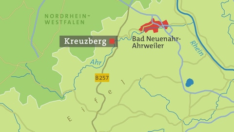 Kreuzberg Karte (Foto: SWR)