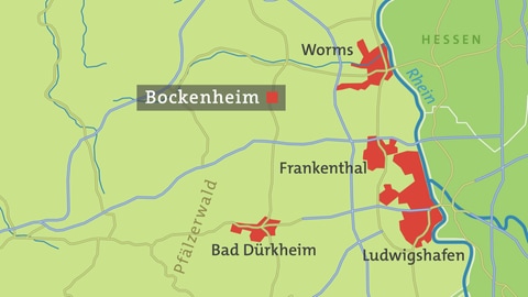 Bockenheim Karte (Foto: SWR)