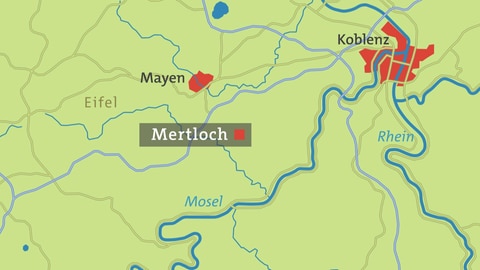 Mertloch Karte (Foto: SWR)