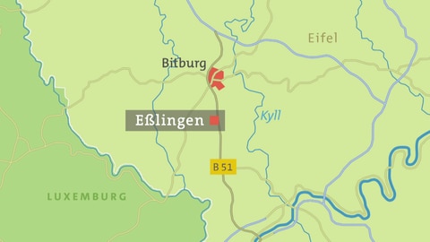 Eßlingen Karte (Foto: SWR)