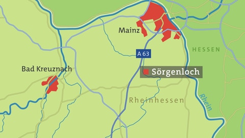 Sörgenloch Karte (Foto: SWR)