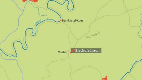 Karte von Bischofsdhron (Foto: SWR)
